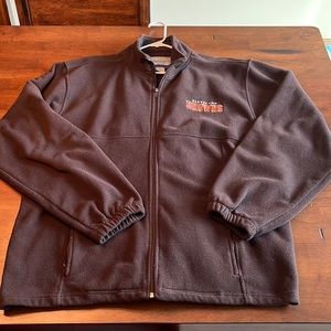 Cleveland Browns Reebok Fleece Zip-up Jacket